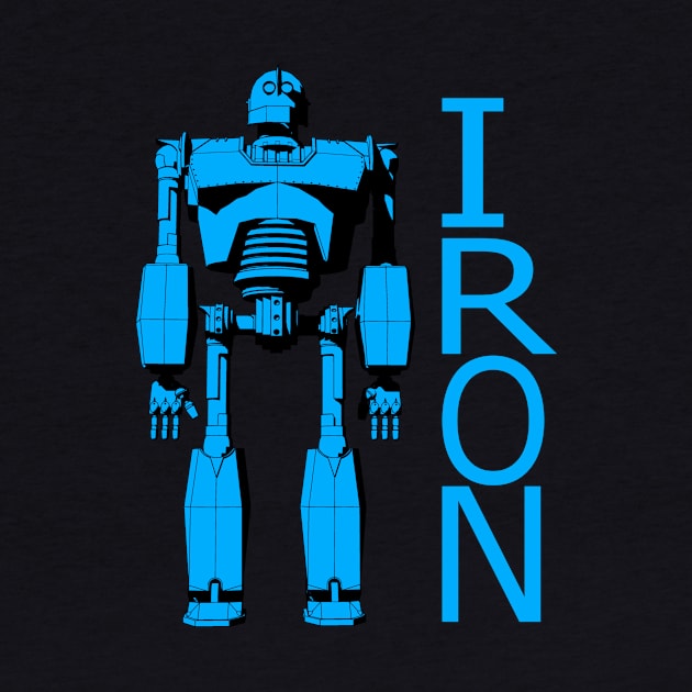 Blue Iron giant by tallbridgeguy